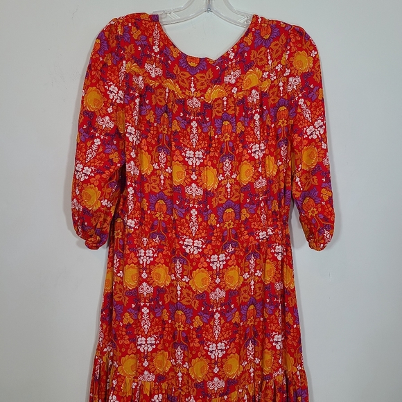Abel The Label Floral Prairie Maxi Dress Size XS - Picture 5 of 11